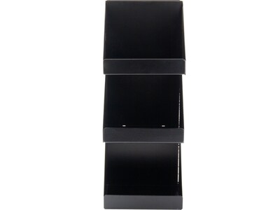 Mind Reader 3-Tier Stainless Steel Organizer for Condiments, Black Royal (3TCORG-BKRY)