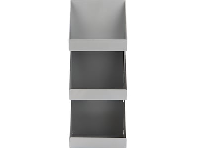 Mind Reader 3-Tier Stainless Steel Organizer for Condiments, Silver (3TCORG-SIL)