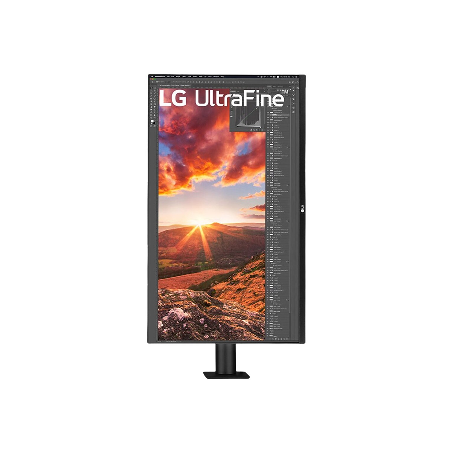 LG UltraFine 32 4K Ultra HD LED Monitor, Black Texture (32BN88U-B)