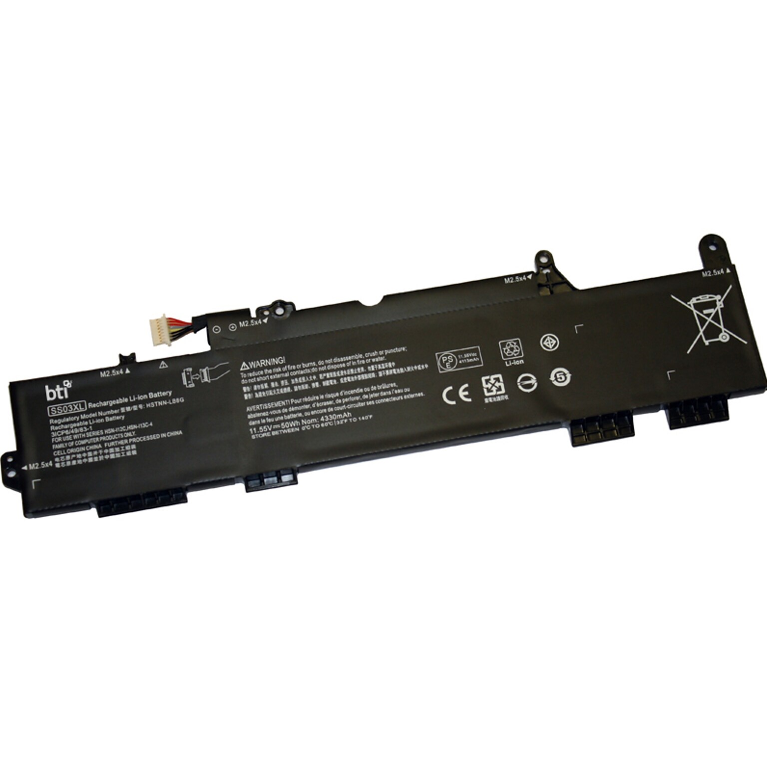 Battery Technology Li-Ion Laptop Battery for HP Laptops 4330mAh (933321-855-BTI)
