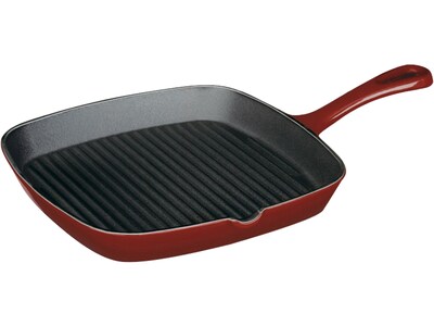 Cuisinart Chefs Classic Grill Pan, Cardinal Red (CI30-23CR)