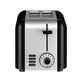 Cuisinart 2-Slice Pop-Up Toaster, Black/Stainless Steel (CPT-320P1)