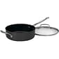 Cuisinart Chef's Classic Anodized 3.5 Qt. Saute Pan with Cover and Helper Handle, Black (633-24H)