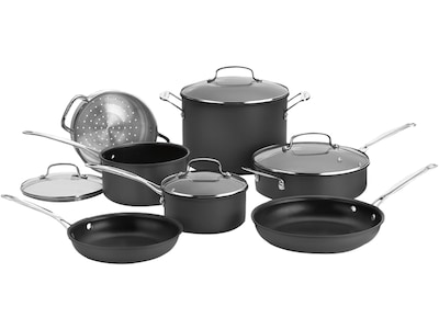 Cuisinart Chefs Classic Aluminum Set, Black, 11/Set (66-11)