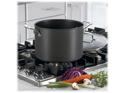 Cuisinart Chefs Classic Aluminum 8 Qt. Stockpot with Cover, Black (666-24)