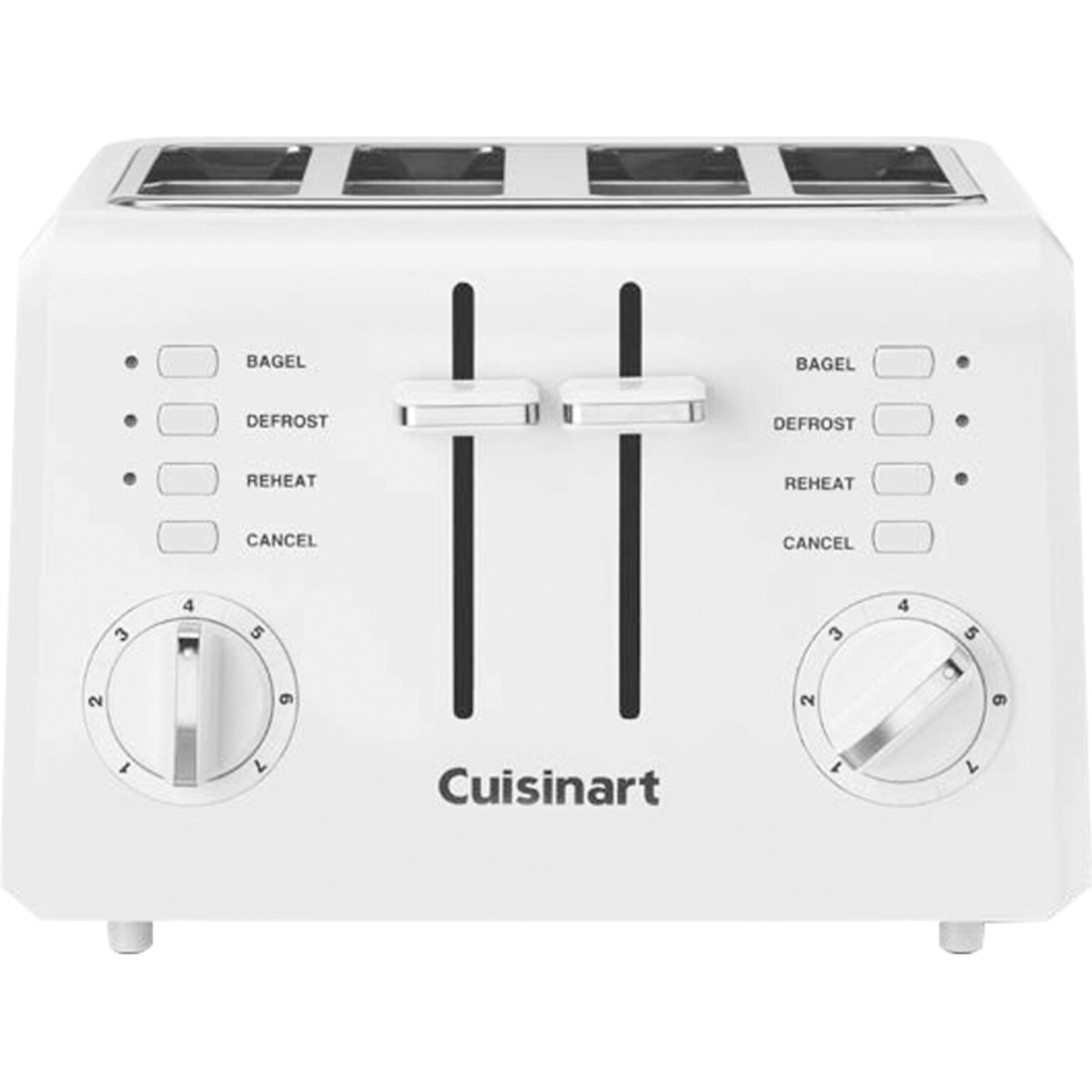 Cuisinart 4-Slice Pop-Up Toaster, White (CPT-142P1)