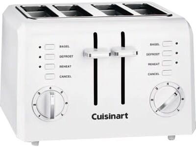 Cuisinart 4-Slice Pop-Up Toaster, White (CPT-142P1)