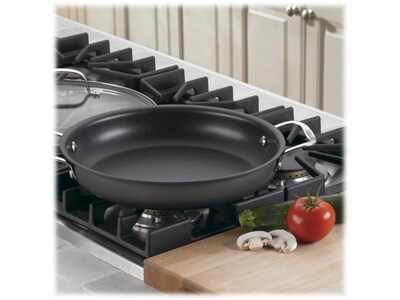 Cuisinart Assorted Materials 12 Frying Pan with Cover, Black (625-30D)