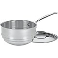 Cuisinart Chefs Classic Stainless Steel 8 Double Boiler with Cover, Silver (7111-20)