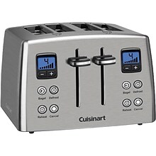 Cuisinart 4-Slice Pop-Up Toaster, Stainless Steel (CPT-435)