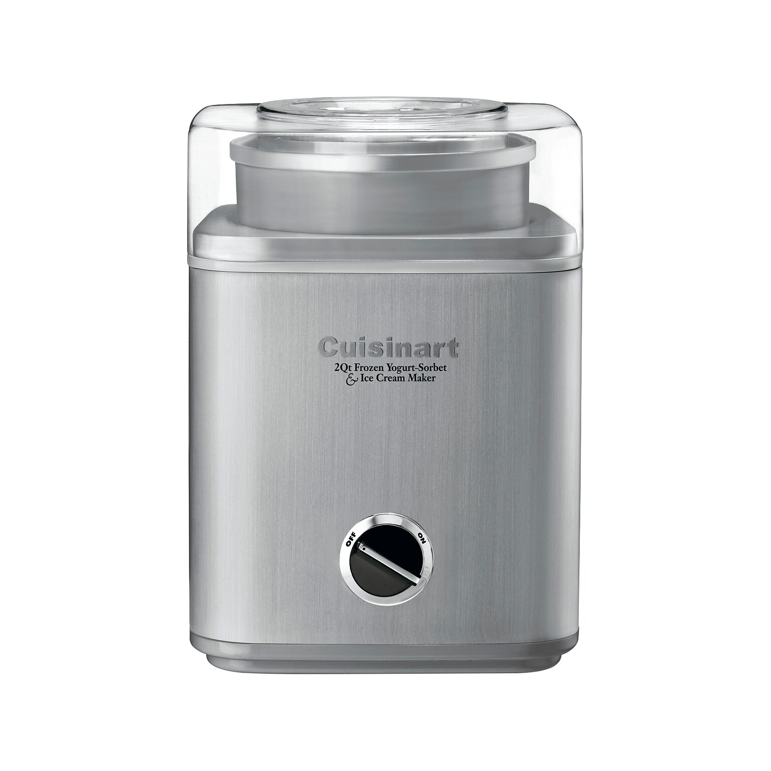 Cuisinart Pure Indulgence 2 Qt. Ice Cream and Yogurt Maker, Stainless Steel (ICE-30BCP1)