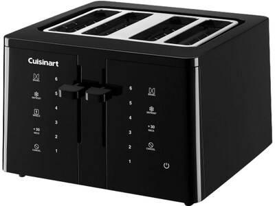 Cuisinart T-Series 4-Slice Pop-Up Toaster, Black (CPT-T40)