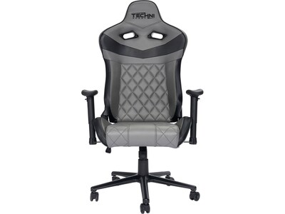 Techni Sport GamerXL Series Synthetic Computer Chair, Gray (RTA-TSXL3-GRY)