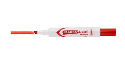 Avery Marks-A-Lot Dry Erase Marker, Chisel Tip, Red (24407)