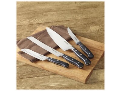  Cuisinart 15-Piece Knife Set with Block, High Carbon Stainless  Steel, Forged Triple Rivet, White, C77WTR-15P: Home & Kitchen