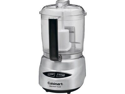 Cuisinart Mini-Prep Plus 4-Cup Food Processor, Brushed Chrome (DLC-4CHB)