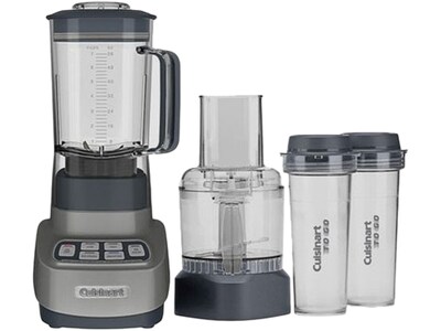 Cuisinart Velocity Ultra Trio 56 Oz. Blender/Food Processor, Gray (BFP-650GM)