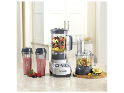 Cuisinart Velocity Ultra Trio 56 Oz. Blender/Food Processor, Gray (BFP-650GM)