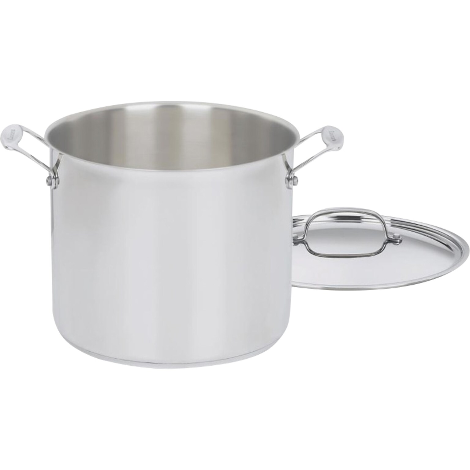 Cuisinart Chefs Classic Stainless Steel 12 Qt. Stock Pot with Cover, Silver (766-26)