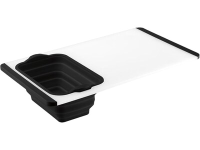 Cuisinart 20 Poly Cutting Board, White/Black