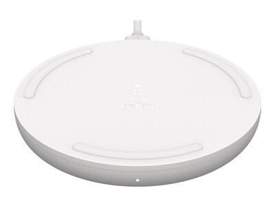 Belkin BOOST CHARGE Wireless Charging Pad for Most Smartphones, White (WIA001TTWH)