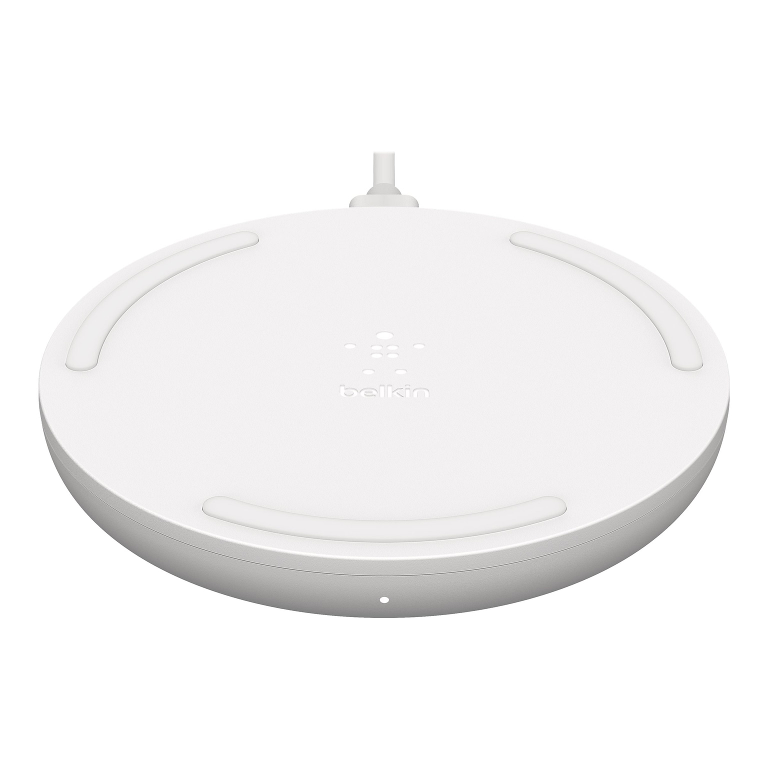Belkin BOOST CHARGE Wireless Charging Pad for Most Smartphones, White (WIA001TTWH)