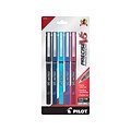 Pilot Precise V5 Rollerball Pens, Extra Fine Point, Assorted Inks, 5/Pack (PV5C5004)