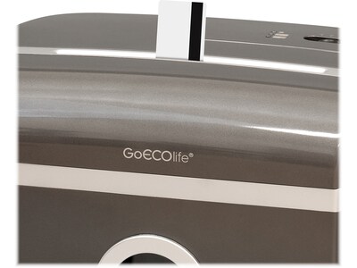 GoEcolife Platinum Series 16-Sheet Cross Cut Commercial Shredder, Gray (GXC160P)