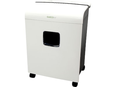 GoEcolife 12-Sheet Micro Cut High-Security Shredder, White (GMW120P-WHT)