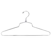 Nahanco 16 Metal Shirt/Dress Hangers, Chrome, 100/Pack (SLD-16)