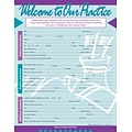 Medical Arts Press® Dental Registration and History Form; Purple and Teal Design