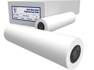 Alliance Armor Wide Format Engineering Paper, 24 x 500, Bond, 2/Carton (24530)