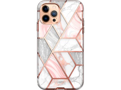 i-Blason Cosmo MagSafe Rugged Case for iPhone 12 Pro Max, Marble Pink (iPhone2020-6.7-Cosmo-SP-Marble)