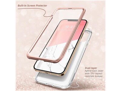 i-Blason Cosmo MagSafe Rugged Case for iPhone 12, Marble Pink (iPhone2020-6.1-Cosmo-SP-Marble)