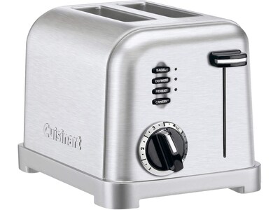 Cuisinart 2-Slice Pop-Up Toaster, Stainless Steel (CPT-160P1)