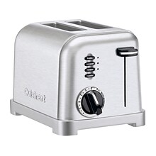 Cuisinart 2-Slice Pop-Up Toaster, Stainless Steel (CPT-160P1)