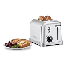 Cuisinart 2-Slice Pop-Up Toaster, Stainless Steel (CPT-160P1)