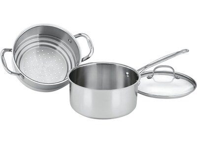 Cuisinart 4 Quart Saucepan with Cover Chef's Classic Stainless