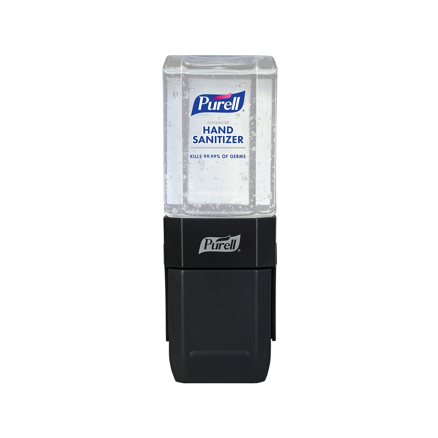 PURELL ES1 Dispenser Starter Kit Hand Sanitizer Dispenser, 450 mL Gel Refill Included, Graphite (4424-D6)