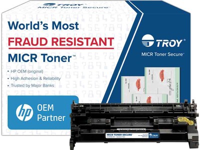 Troy Compatible Black Standard Yield MICR Toner Cartridge Replacement for HP 58A (CF258A)