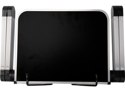 Mind Reader 15.5? x 10? Aluminum/Plastic Lap Desk, Black (LAPBEND-BLK)