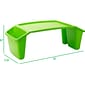 Mind Reader 10.75" x 22.25" Plastic Kids' Lap Desk Activity Tray, Green (KIDLAP-GRN)