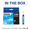 Epson T220 Cyan Standard Yield Ink Cartridge (T220220-S)