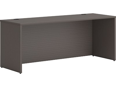 HON Mod 72 Credenza Shell Desk, Slate Teak (HLPLCS7224LSL1)