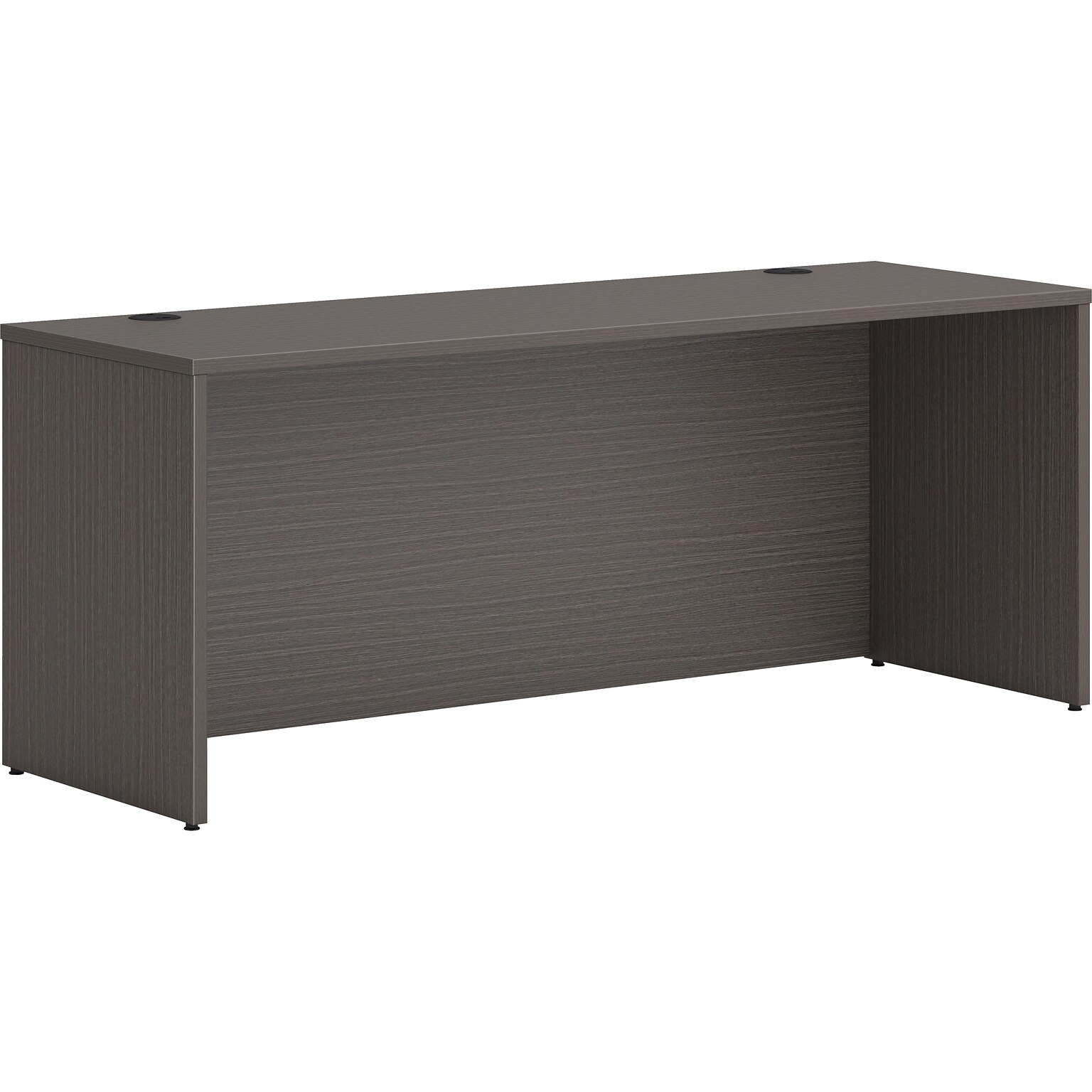 HON Mod 72W Credenza Shell Desk, Slate Teak (HLPLCS7224LSL1)