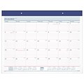 2021-2022 AT-A-GLANCE 17 x 21.75 Desk Pad Calendar, Academic, White/Blue/Red (AYST24-17-22)