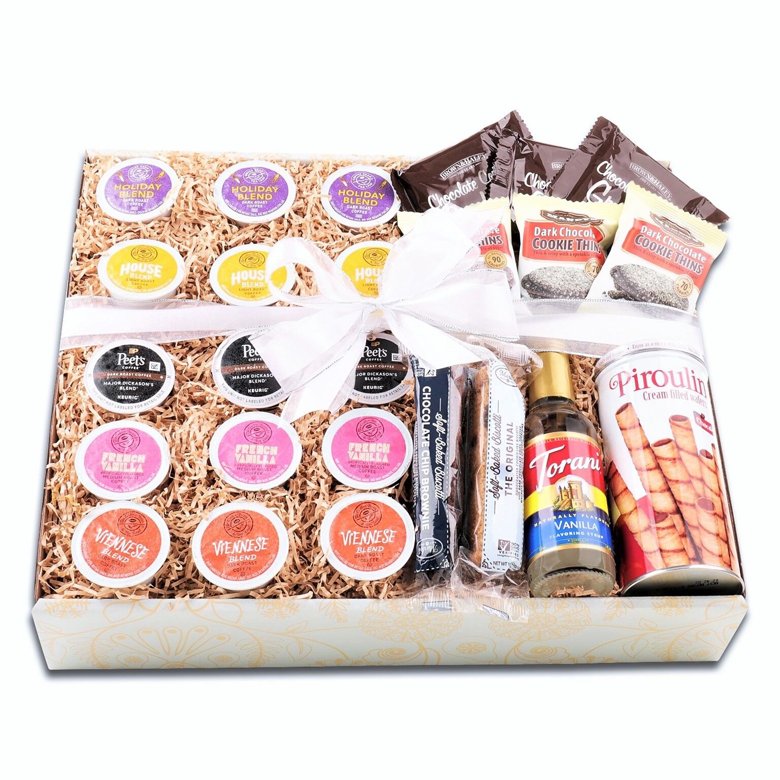 Alder Creek K-Cup Coffee and Chocolate Sampler Gift Basket (FG04004)