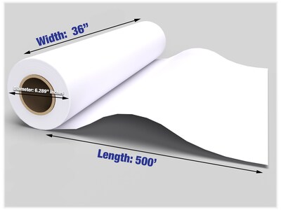 Alliance Armor Wide Format Engineering Paper, 36" x 500', Bond, 2/Carton (36530)