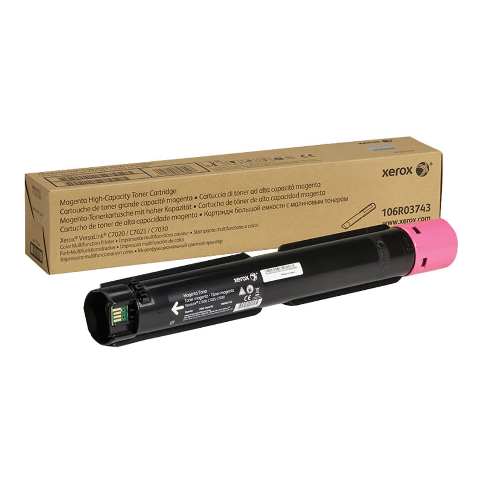 Xerox 106R03743 Magenta High Yield Toner Cartridge