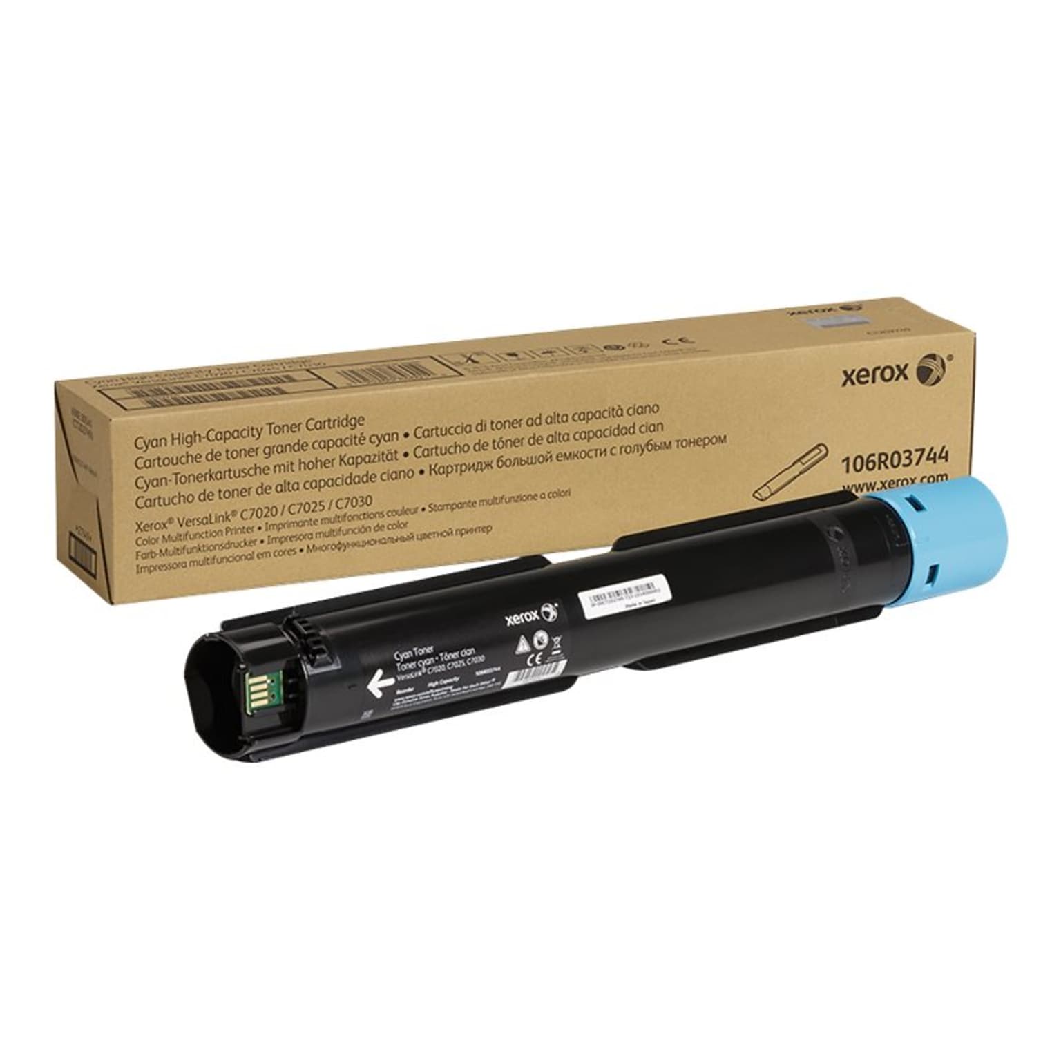 Xerox 106R03744 Cyan High Yield Toner Cartridge